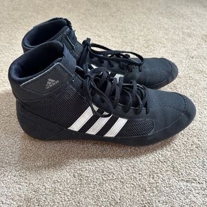 Adidas Mens Wrestling Shoes Size 10.5 black/white